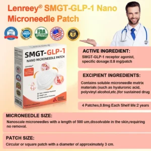 Lenreey® SMGT-GLP-1 Nano Microneedle Patch