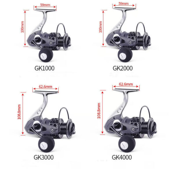 Stainless Steel Baitcasting Fishing Reel
