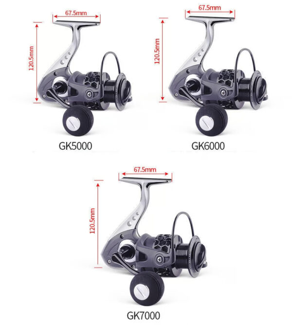 Stainless Steel Baitcasting Fishing Reel
