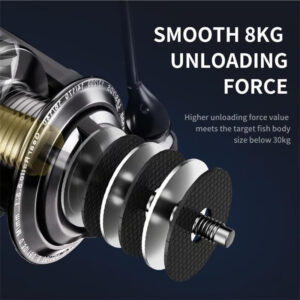 Stainless Steel Baitcasting Fishing Reel